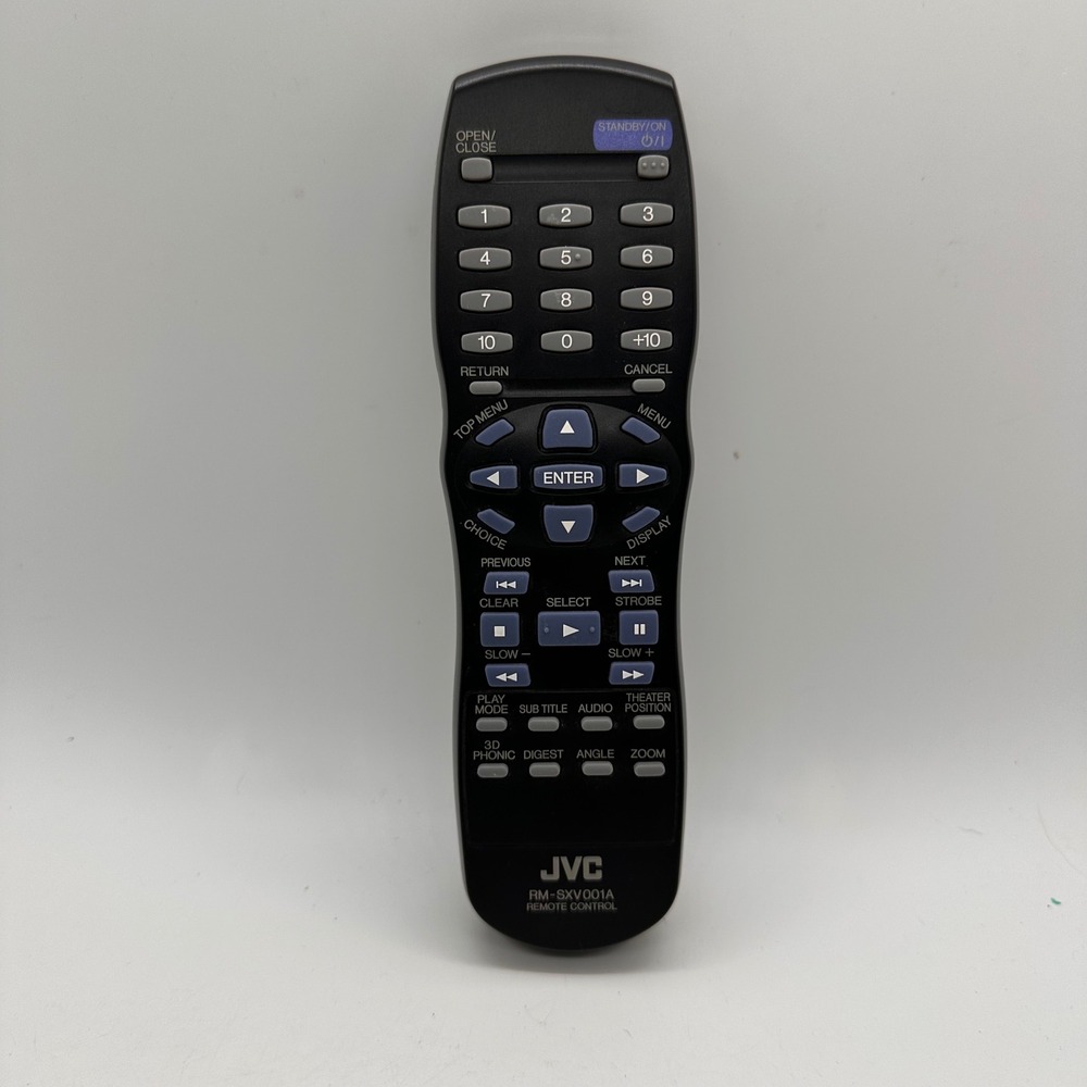 JVC RM-SXv001A Remote Control Replacement or Spare Part Black Tested - Picture 2 of 8